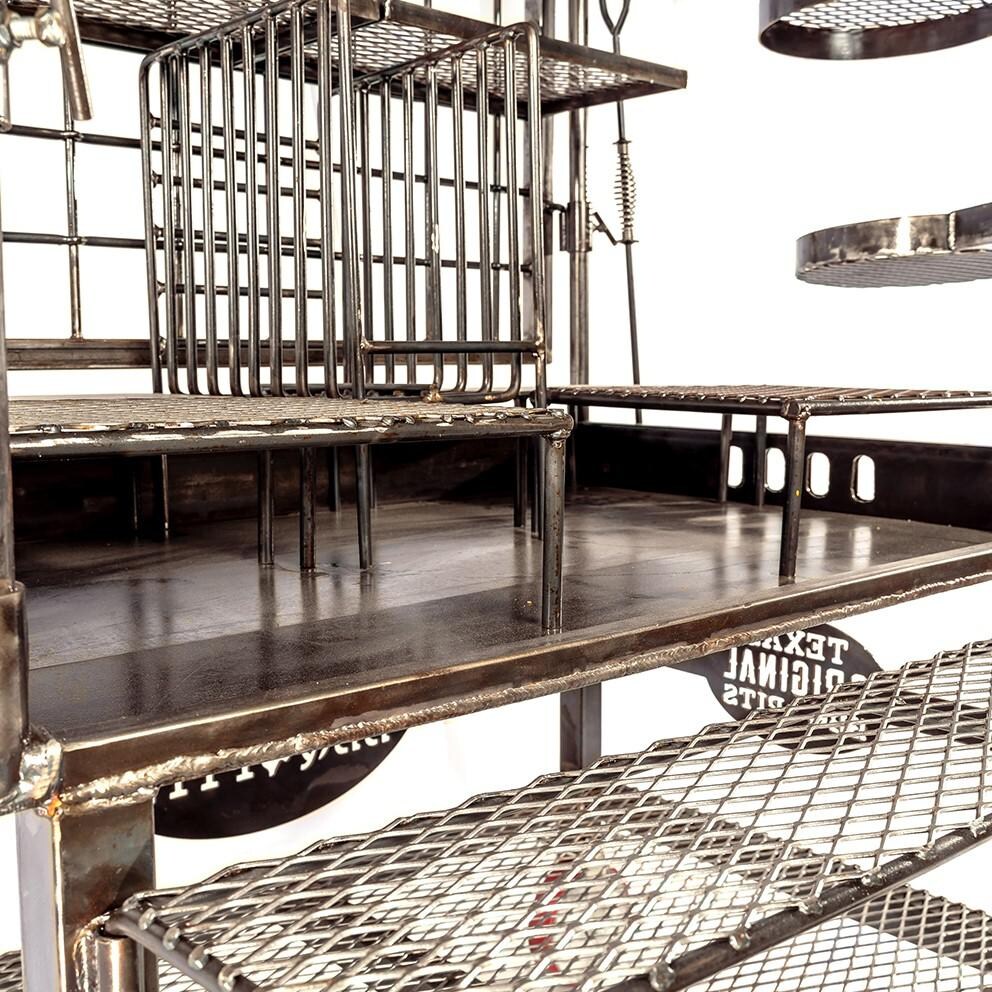 Texas Original Pits LFT-LOADED Laredo Loaded Live Fire Table - Charcoal Basin thumbnail