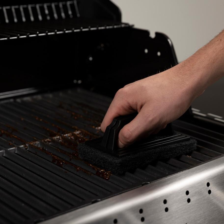 GrillPro Abrasive Scrubbing Brush - 71448 - Cleaning Grill - Lifestyle thumbnail