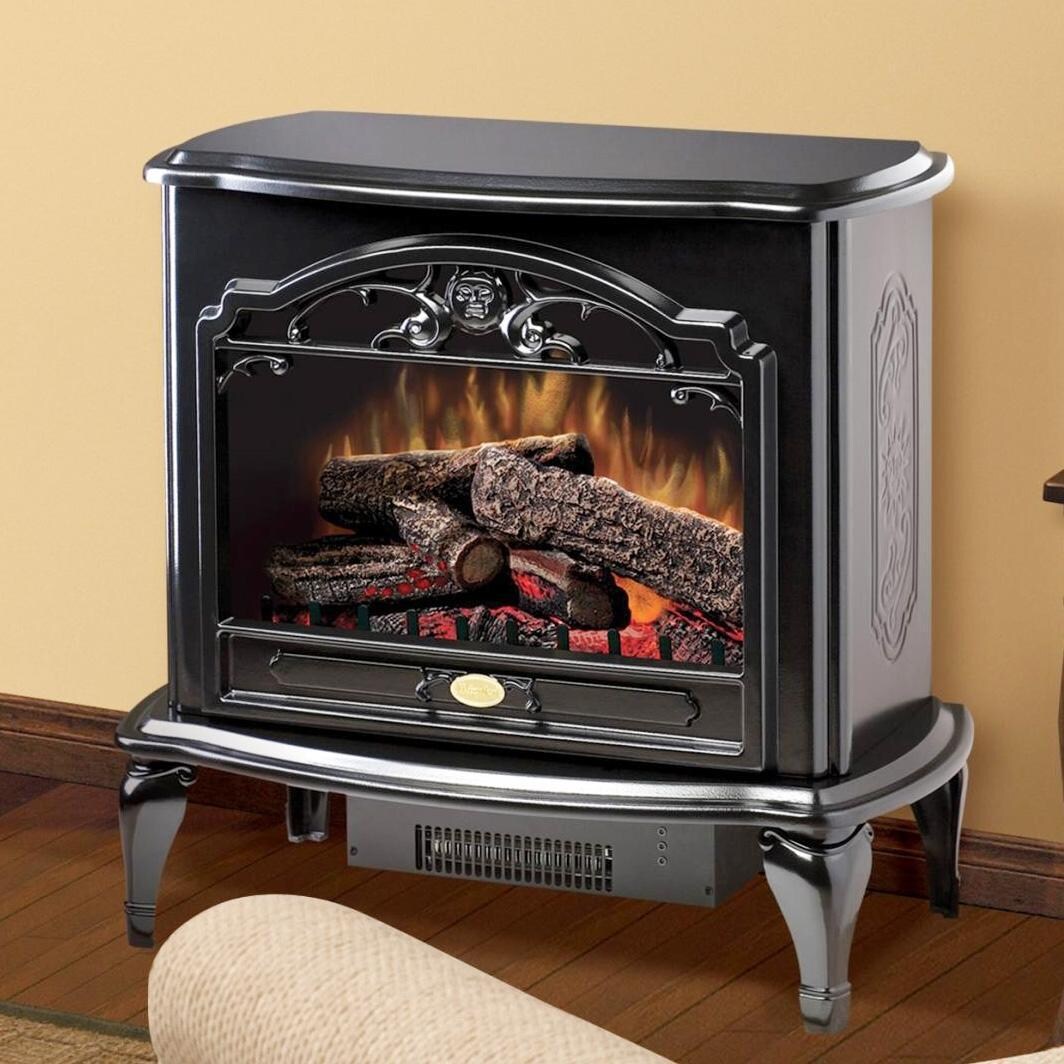 Dimplex - TDS8515TB - Celeste 29-Inch Electric Stove - Standard Logs - Matte Black
