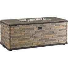 Tres Chic 58 1/4 X 25 3/4 Inch Weatherstone Propane Fire Pit Table By Tommy Bahama image