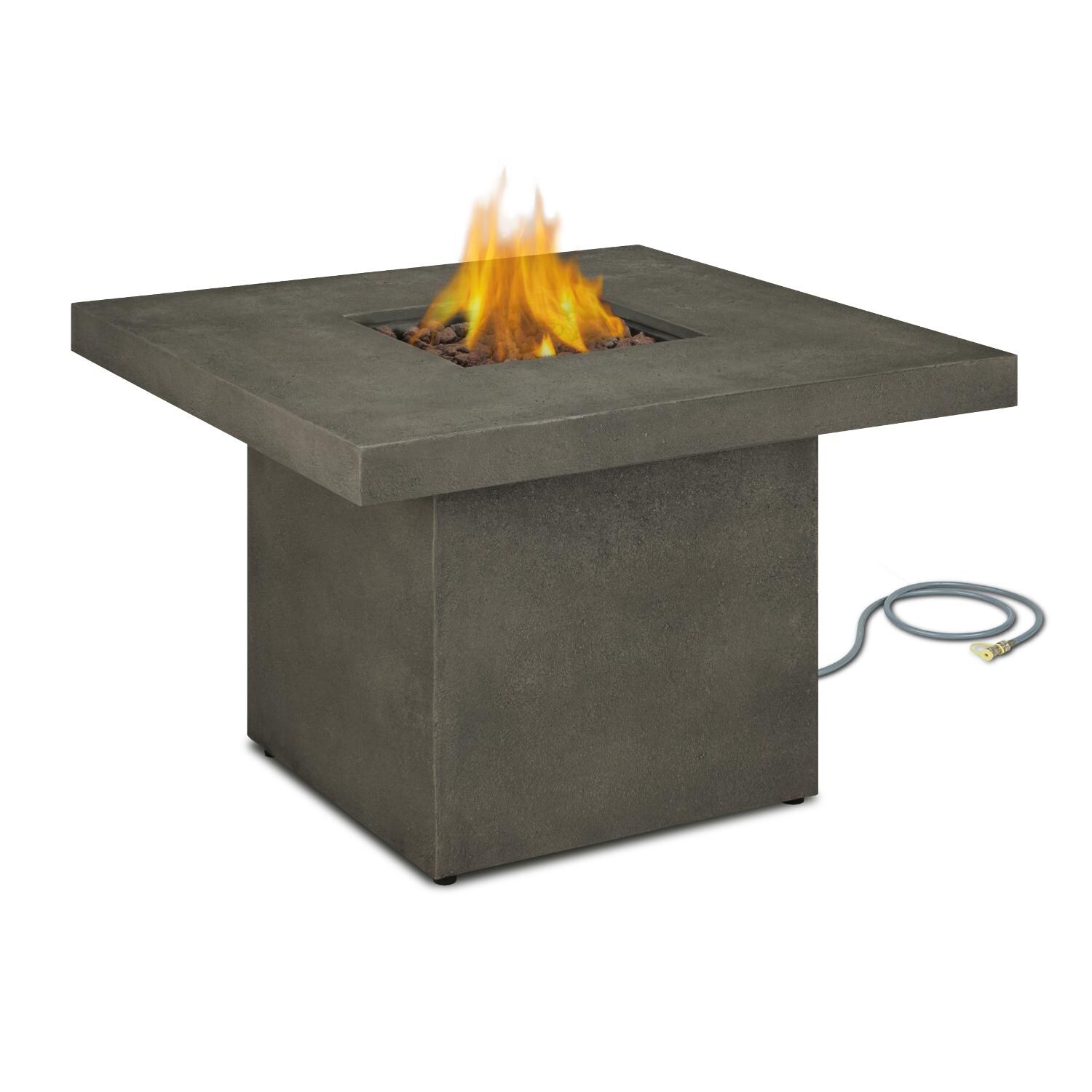 Ventura Square Glacier Gray Fire Table with Conversion Kit thumbnail