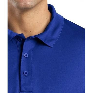 Sport-Tek Side Blocked Micropique Sport-Wick Polo Shirt 4XL - True Royal/White