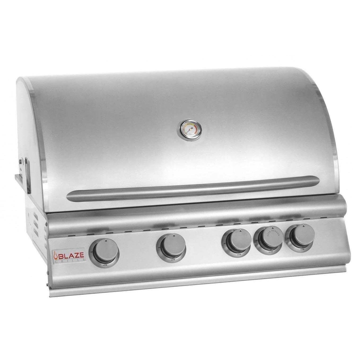 Blaze 32-Inch 4-Burner Built-In Natural Gas Grill With Rear Infrared Burner - BLZ-4-NG thumbnail