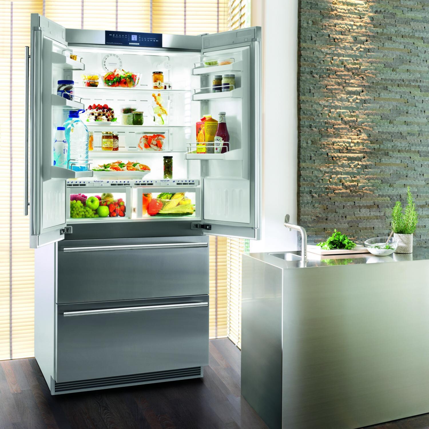 Liebherr CBS-2062 18.8 Cu. Ft. French Door Refrigerator Built-In View thumbnail