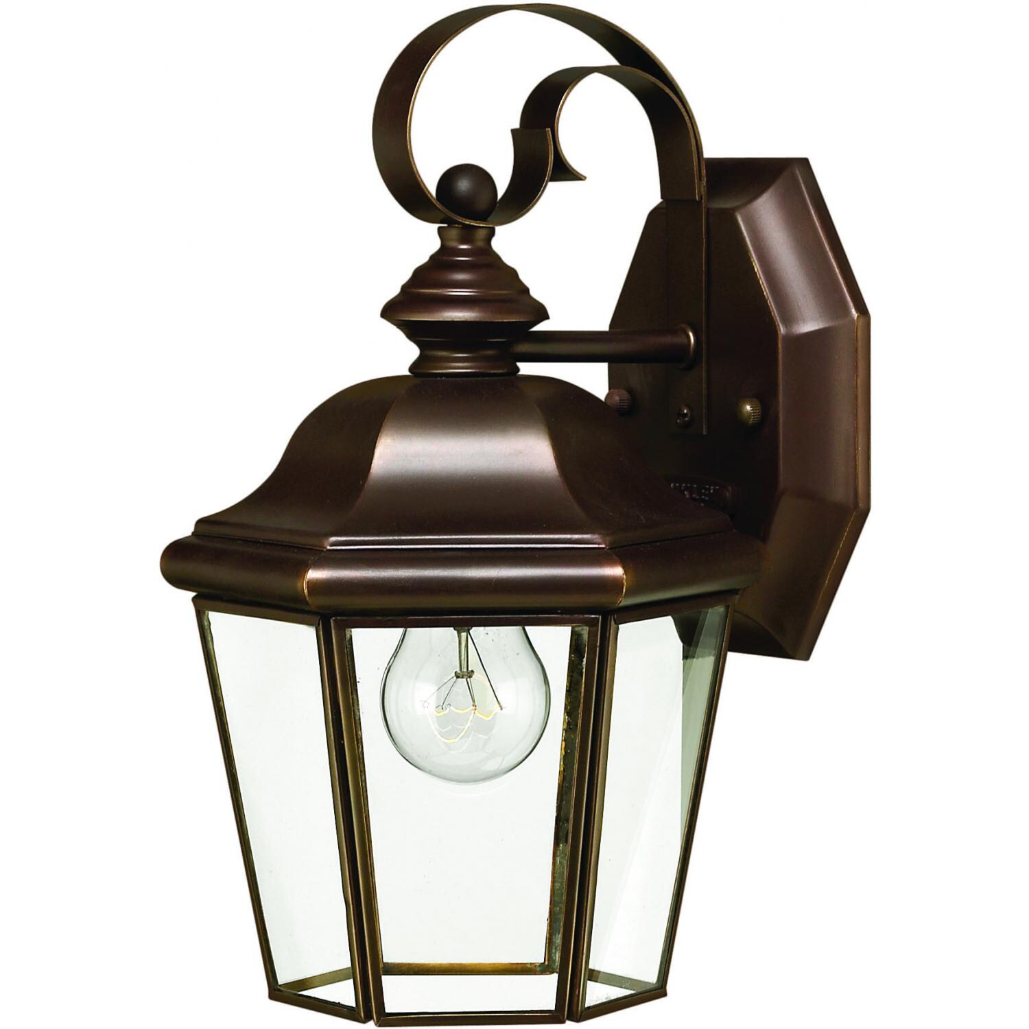 Hinkley Lighting Clifton Park One Light 11-Inch Outdoor Wall Light - Copper Bronze - 2420CB
