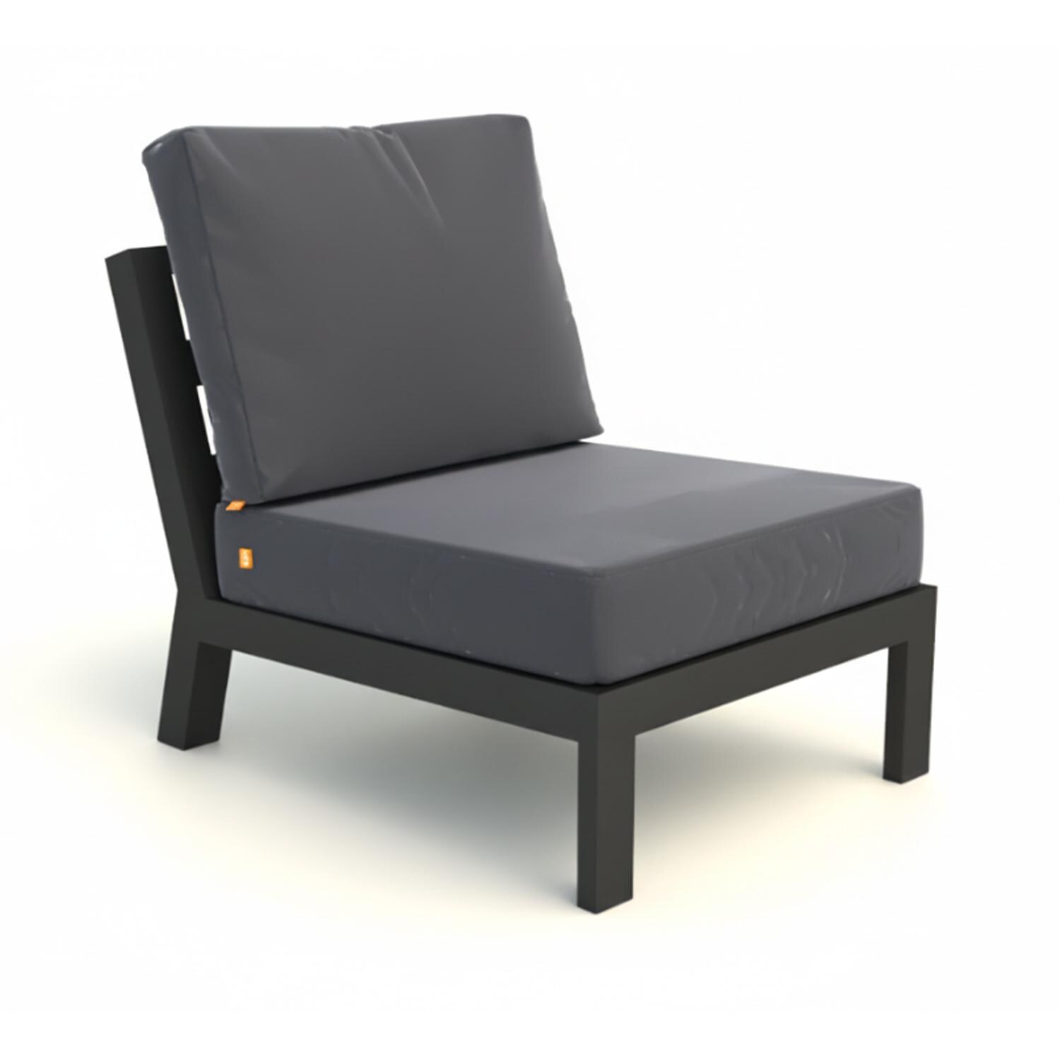 Timber Aluminum Club Chair in Lava / Natte Charcoal by KETTLER