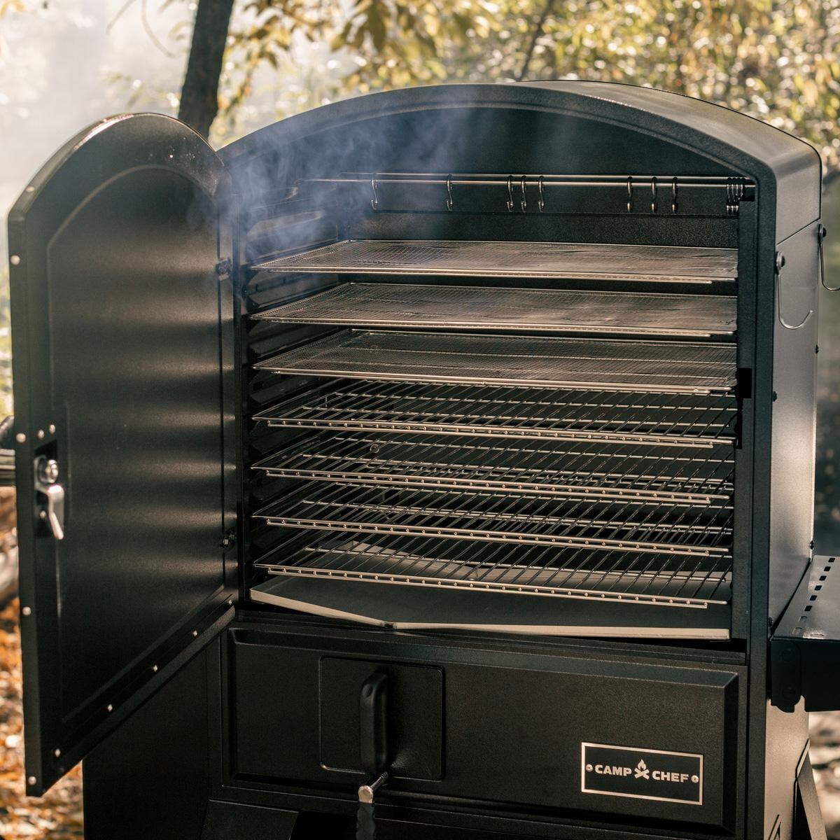 Camp Chef PGSBXXL XXL Pro WIFI Vertical Smoker - Warming Up - Lifestyle thumbnail