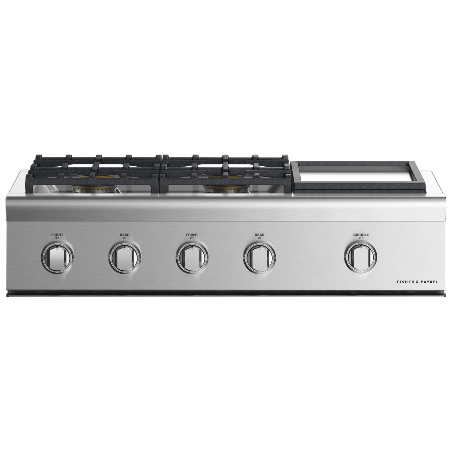Fisher Paykel Professional (Formerly DCS) 36-Inch 4-Burner Natural Gas Cooktop With Griddle - CPV2-364GDN N