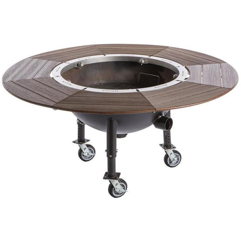 Gather Grills T1000-Standard-Black Tailgater 28-Inch Wood Fired Grill W/ Standard Package - Configured For Fire Pit Use thumbnail