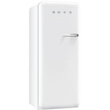 SMEG 9.22 Cu. Ft. Retro Style White Refrigerator with Freezer Left Hinge - FAB28UBL thumbnail
