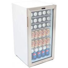 Whynter 120 Can Beverage Refrigerator With Lock - Stainless Steel - BR-128WS image