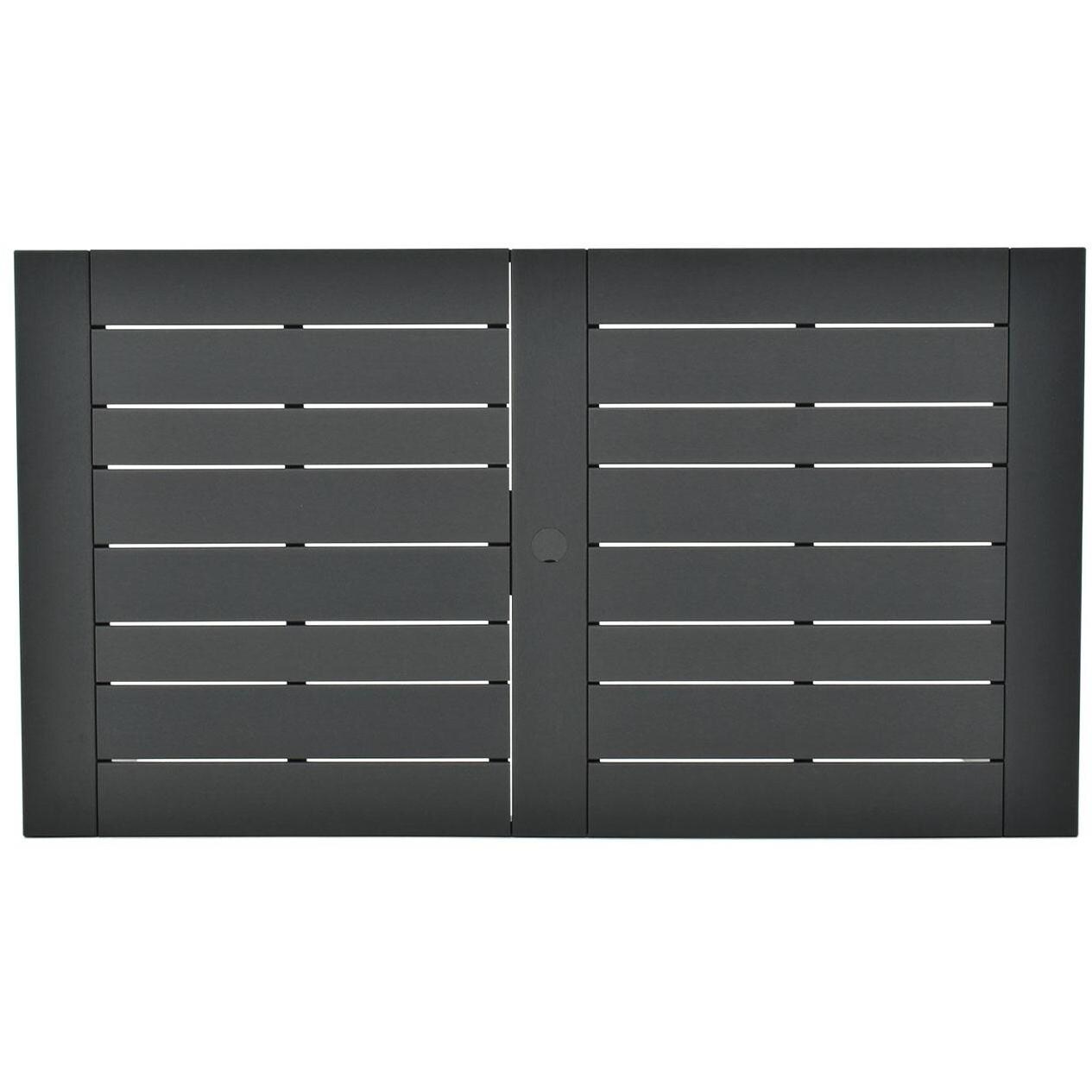 Everglades 71 Inch Polyresin Dining Table by Lakeview Outdoor Designs - Top View - White Background thumbnail