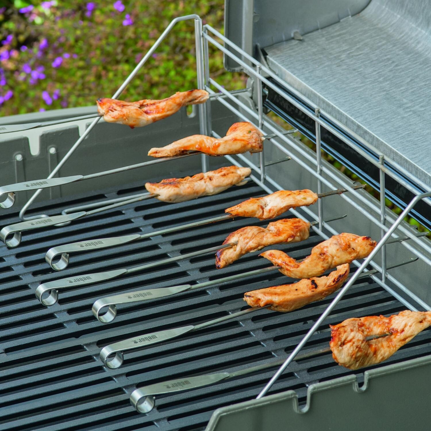 Weber 7615 Grill Rack And Skewer Set - 11-Pieces