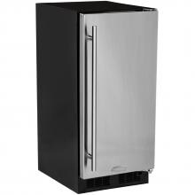 Marvel 24-Inch Left Hinge Compact Refrigerator / Freezer - Stainless Steel - ML24RFS3LS