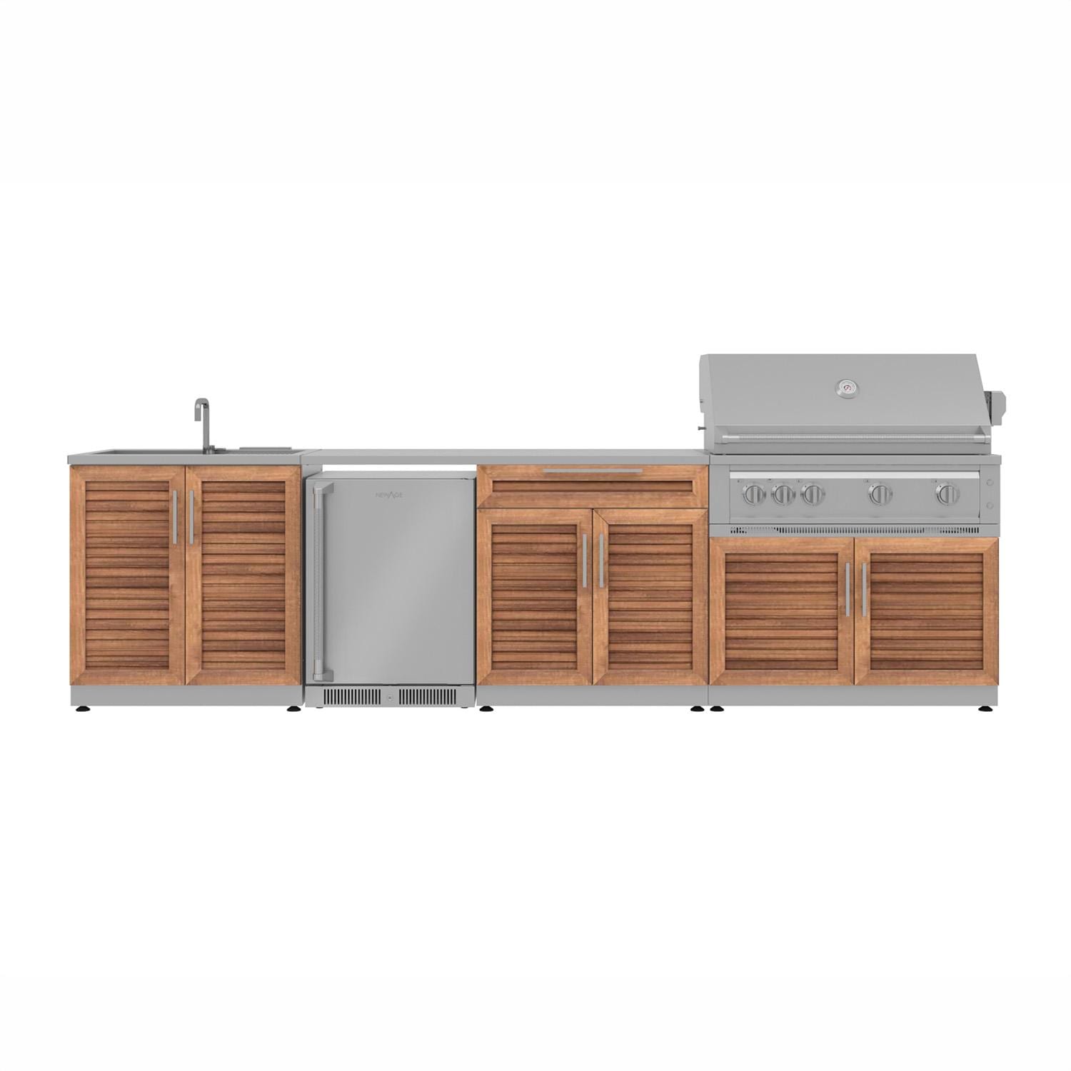 NewAge Products Classic Series 10 1/2 Ft Outdoor Kitchen Island