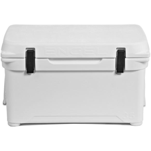 Engel Roto-Molded Plastic Rugged Cooler / Ice Chest - 35 Quarts - White