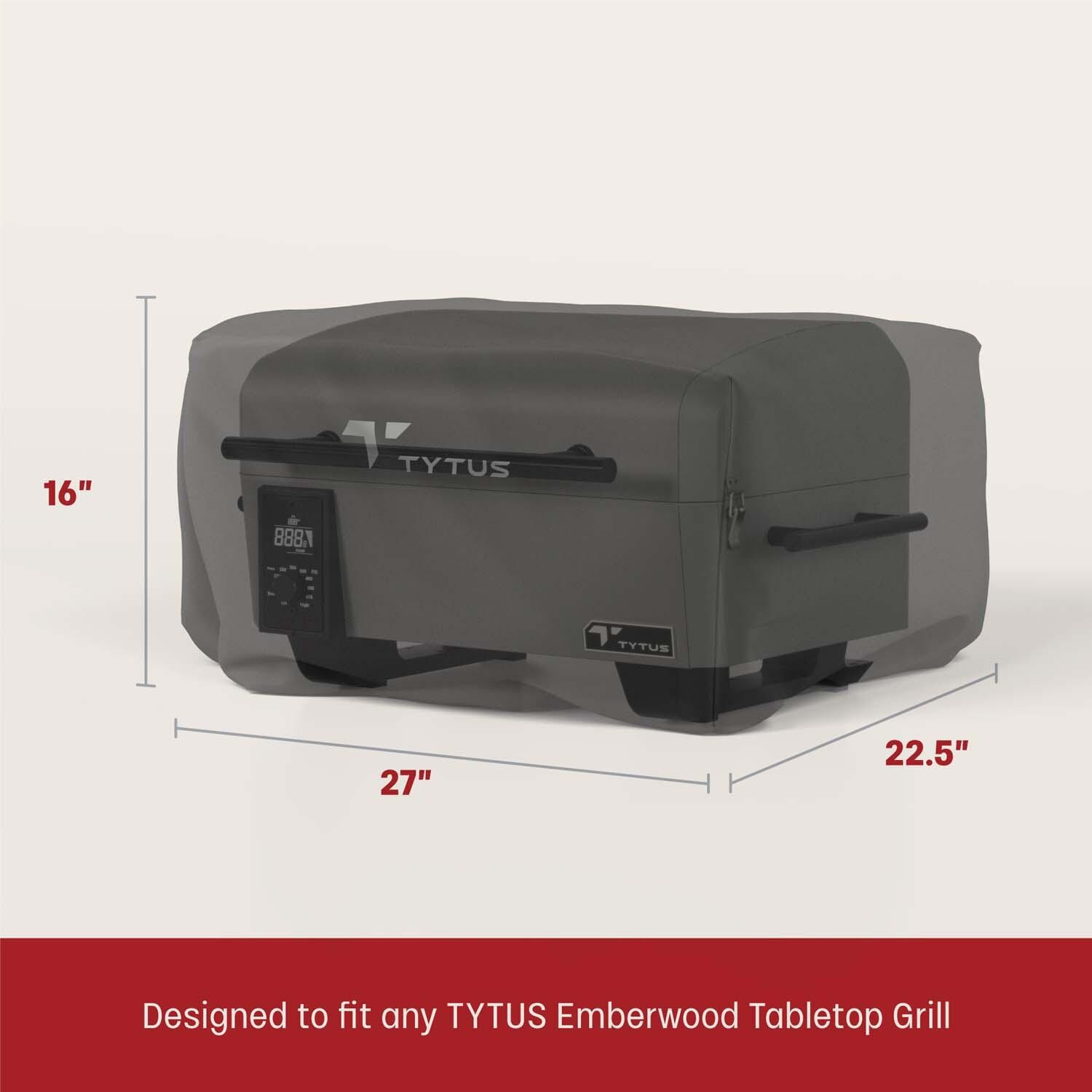 TYTUS TYT-ACC-TBC Emberwood Grill Cover - Dimensional thumbnail