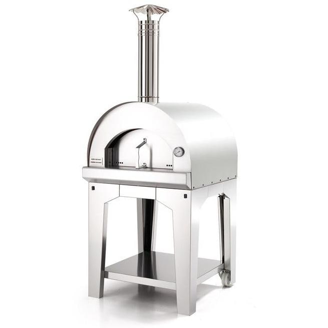 Fontana Forni Forno Toscano Margherita 31-Inch Outdoor Wood-Fired Pizza Oven - Stainless