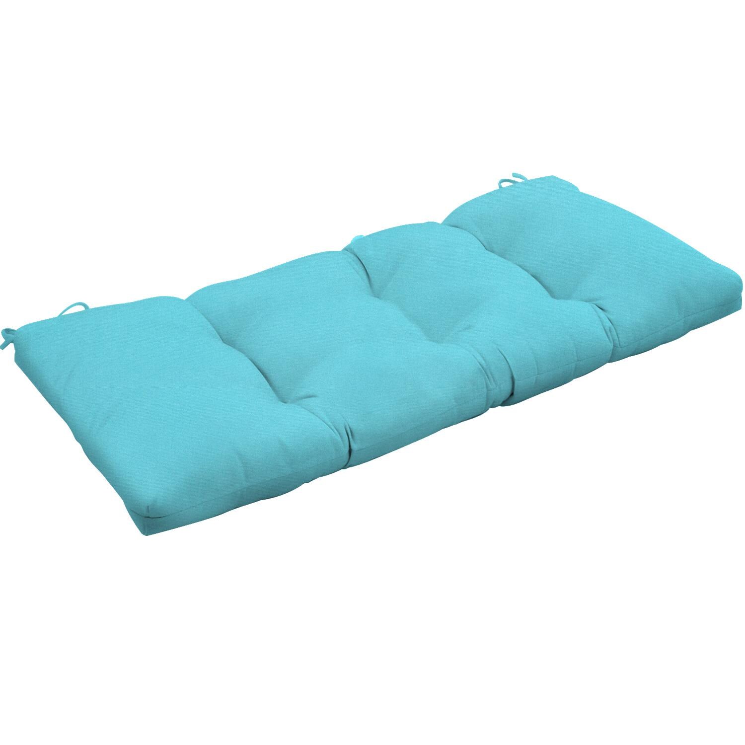 Sunbrella Canvas Aruba Medium Outdoor Replacement Bench Cushion By UltimatePatio.com thumbnail