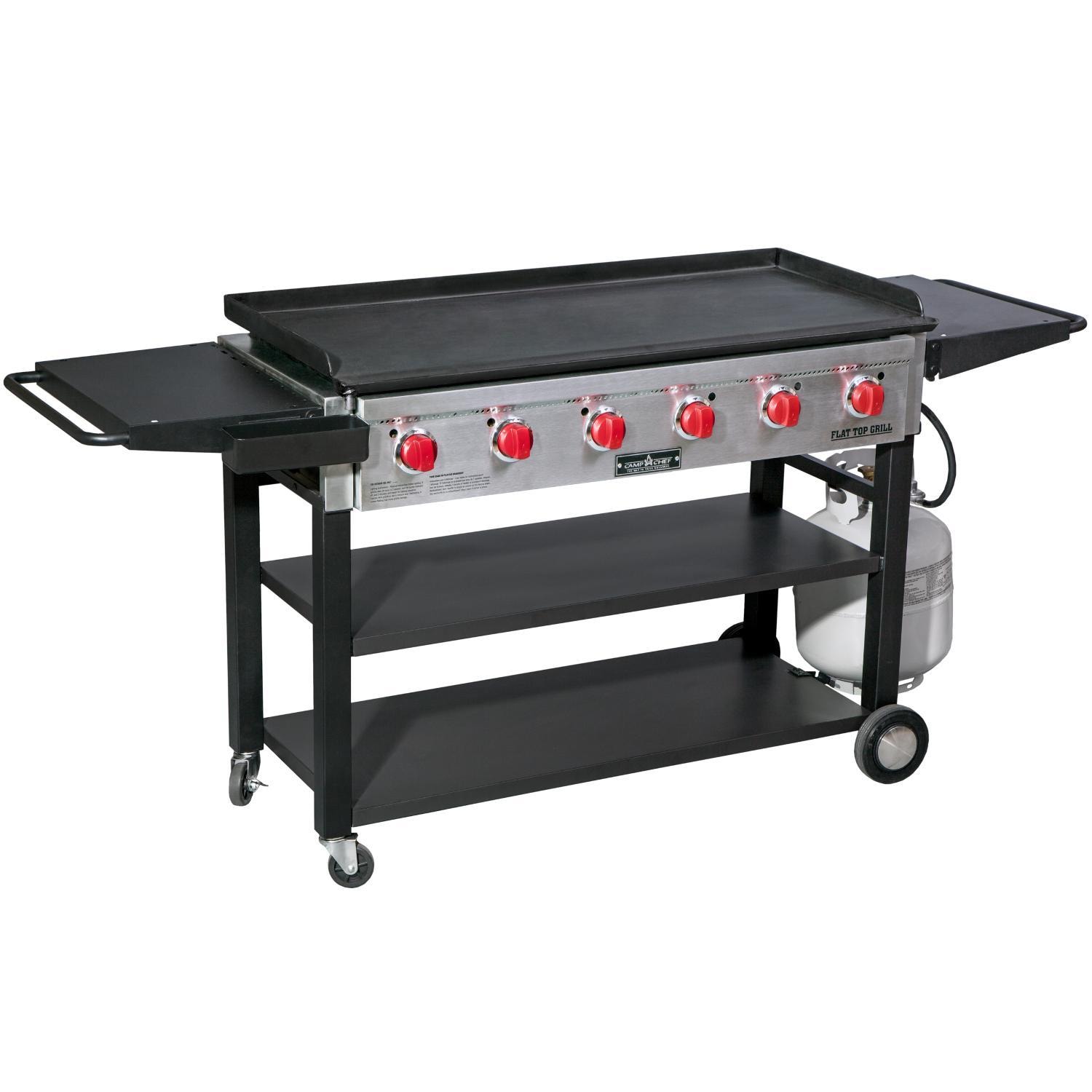 Camp Chef 900 6-Burner Flat Top Propane Gas Grill - FTG900 - White background thumbnail