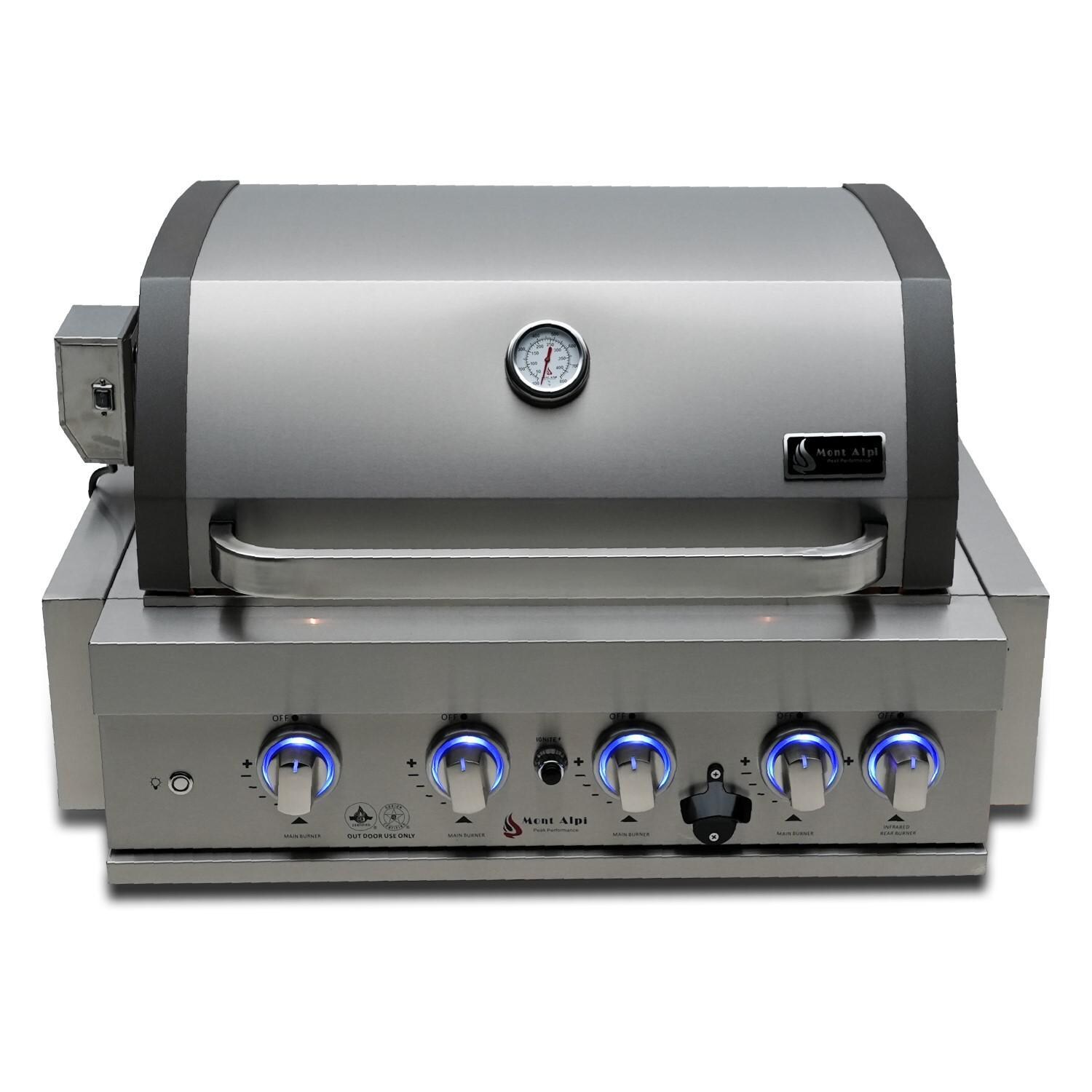 Mont Alpi - MABi400 - 32-Inch Built-In Propane Gas Grill - Front - White Background thumbnail