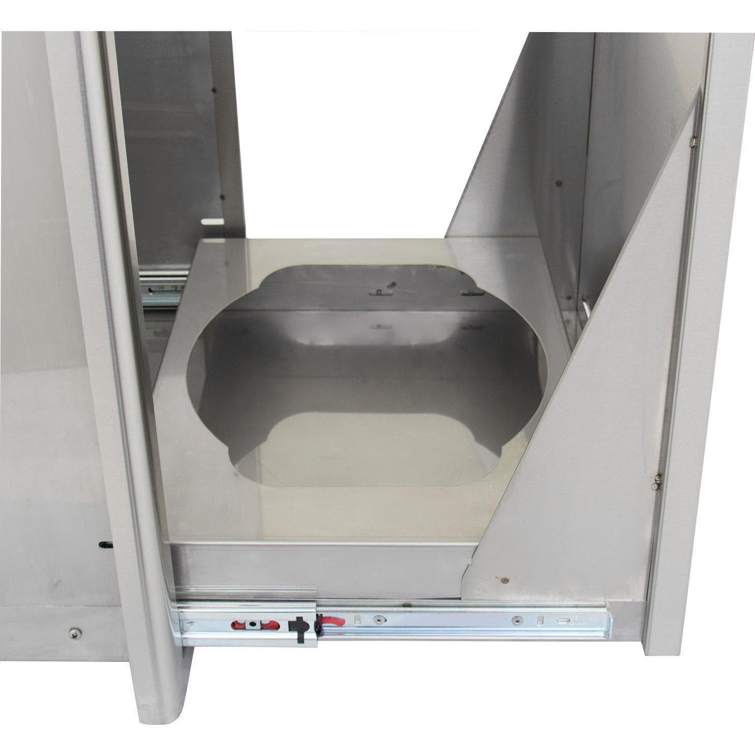 Blaze BLZ-TRLP-DRW-H 20-Inch Stainless Steel Roll-Out Trash / Propane Tank Drawer - Tank Holder thumbnail