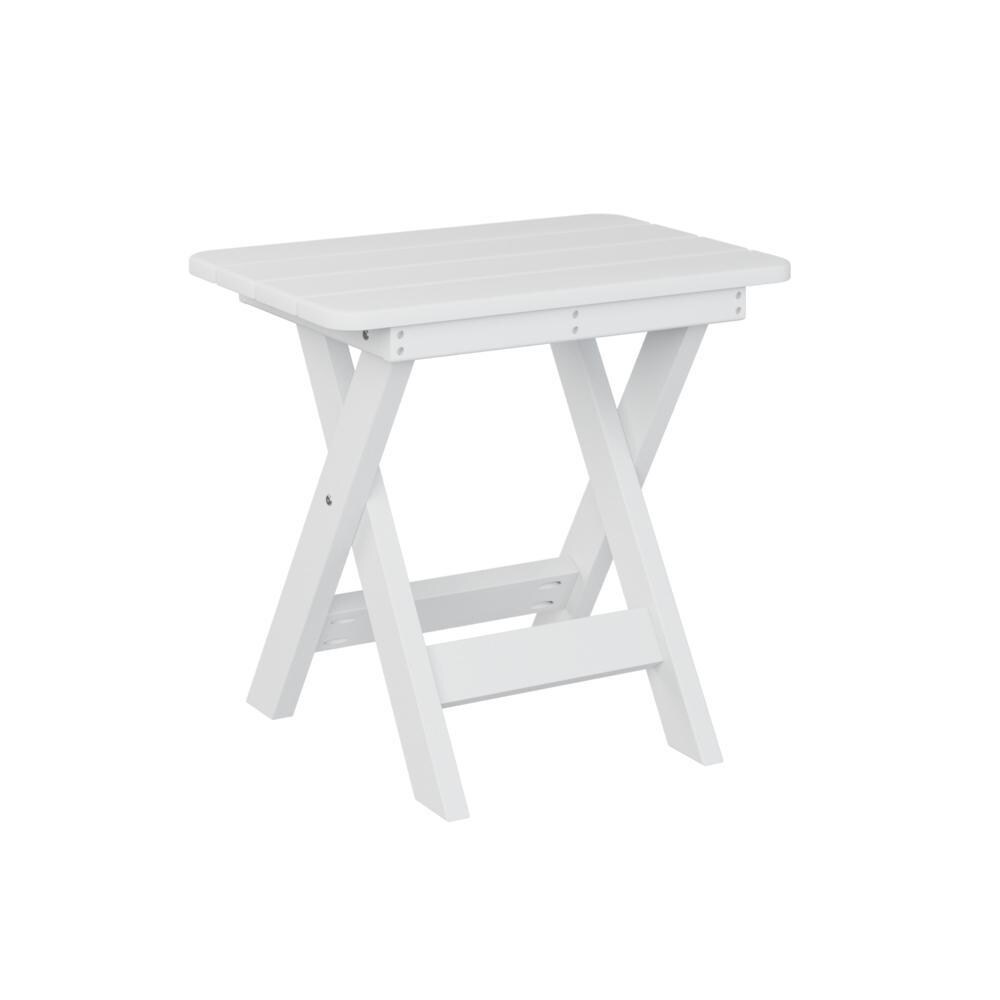 Berlin Gardens Folding End Table - White thumbnail