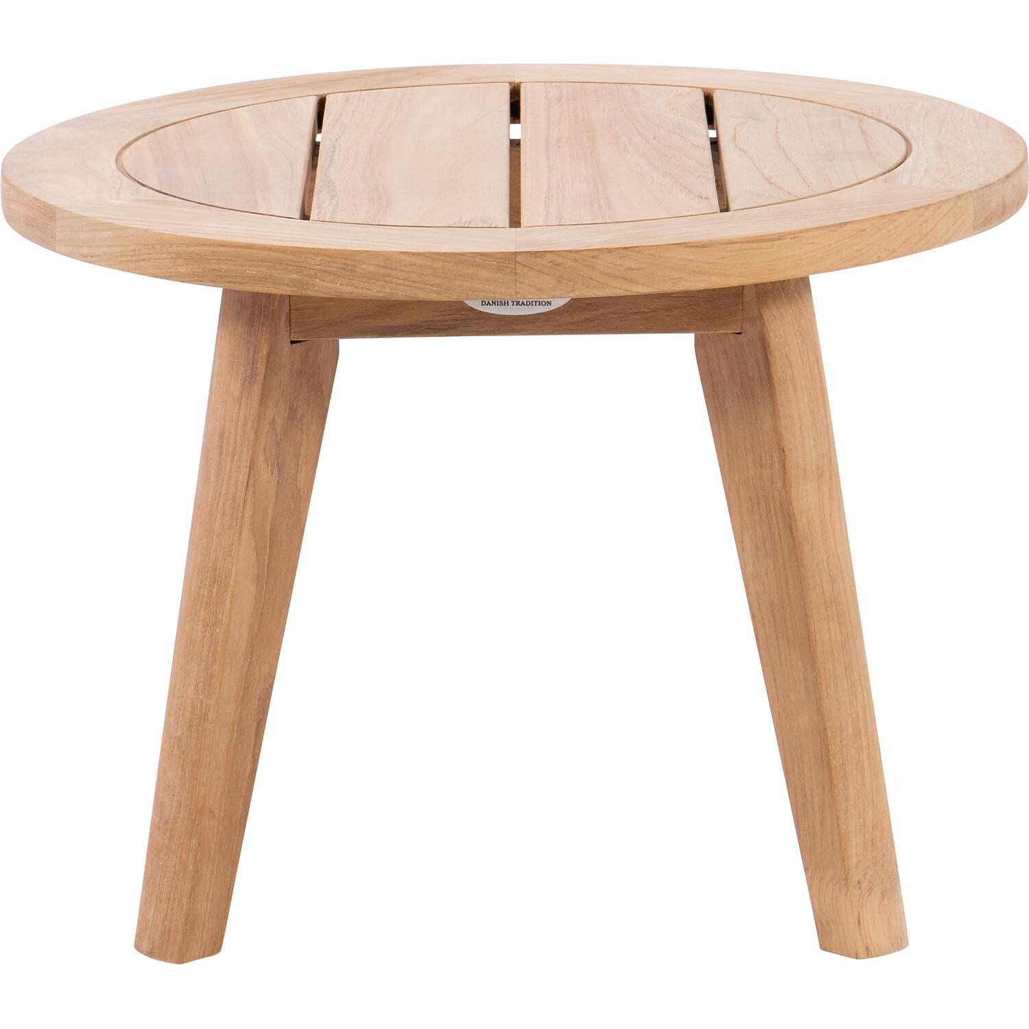 Admiral 20 Inch Round Teak Side Table by Royal Teak Collection