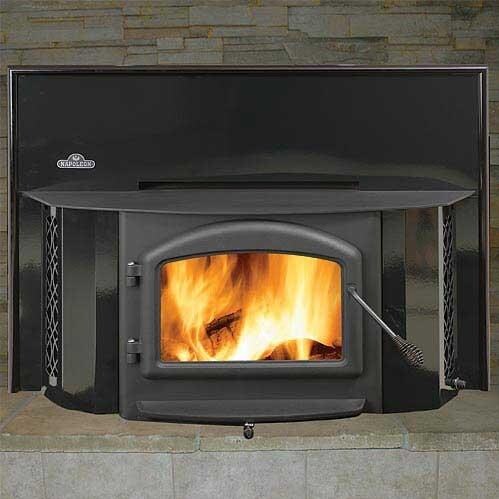 Napoleon EPI1402K Deluxe 25-Inch Wood Burning Fireplace Insert - Enamel Black