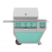 Hestan Deluxe 36-Inch Propane Gas Grill W/ Sear Burner, Rotisserie & Double Side Burner - Bora Bora - GMBR36CX2-LP-TQ image