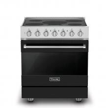 Viking 3 Series 30-Inch 5-Burner Self-Cleaning Freestanding Electric Range - Black - RVER33015BBK image