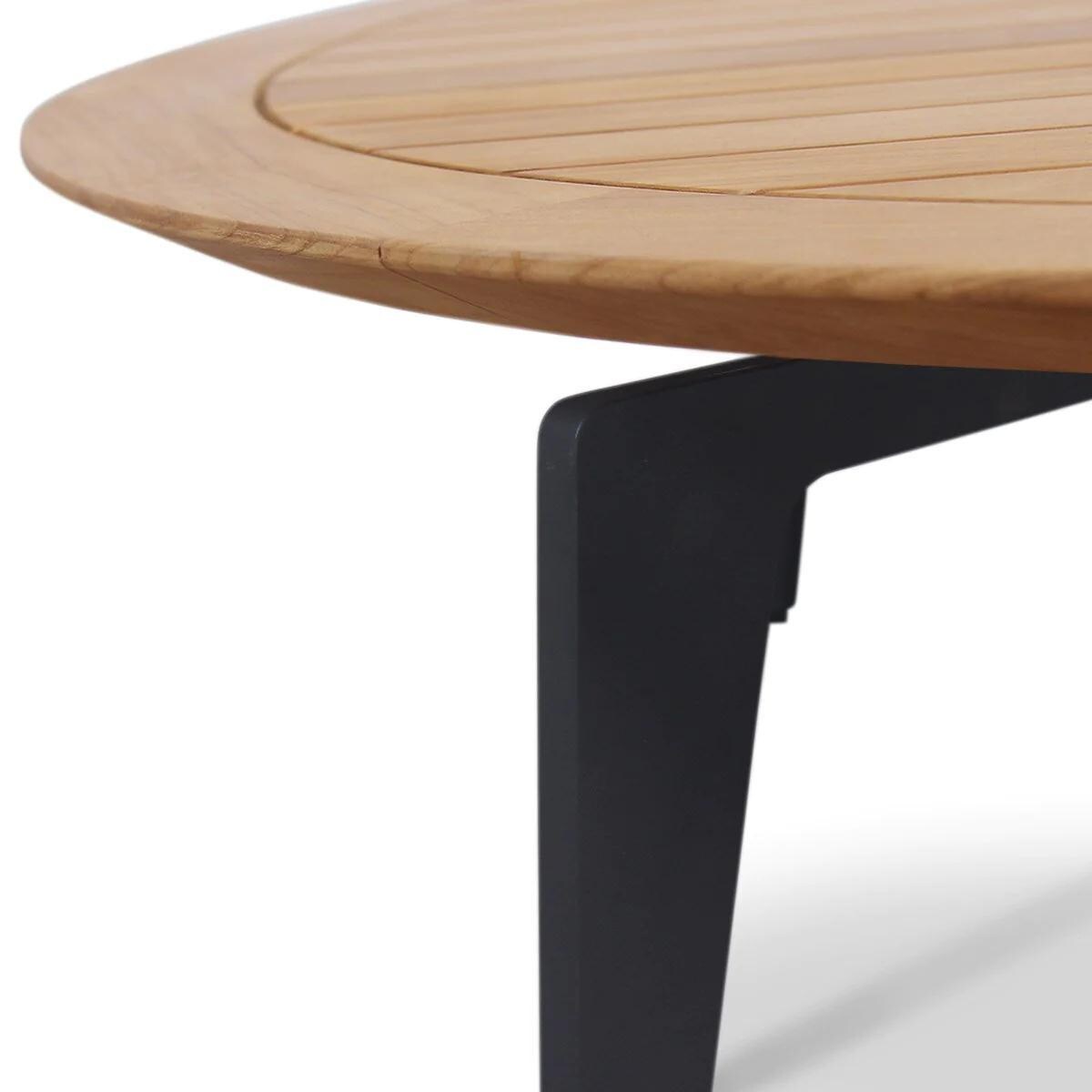 Teak + Table Barbados 47 Inch Round Coffee Table - Detail thumbnail