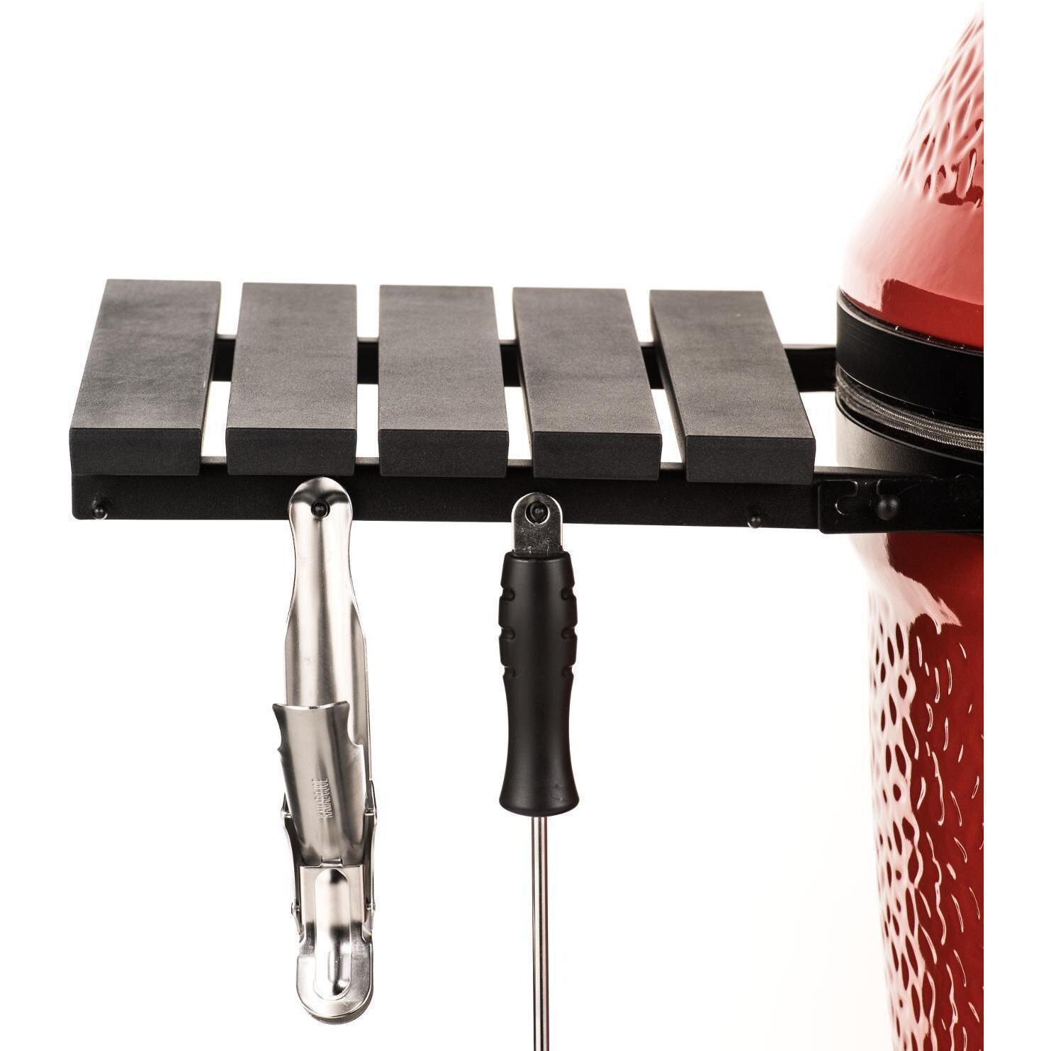 Kamado Joe CLASSIC3PKG Classic Joe III Bundle - KJ23NRHCI Classic III 18-Inch Ceramic Kamado Grill - Aluminum Side Shelf - White Background thumbnail