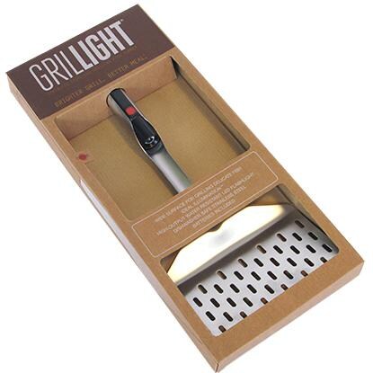 18-Inch Stainless Steel Large BBQ Spatula With LED Light - Packaged View thumbnail