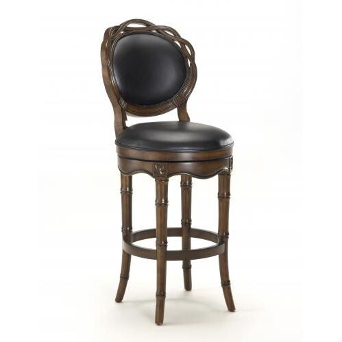 Hillsdale Townsend 30 Inch Swivel Bar Stool Cherry 63427 BBQGuys