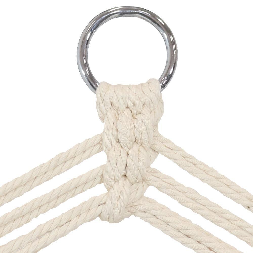 Ultimate Patio Polycotton Hammock Chair w/ Armrests - Natural - Hook Detail thumbnail