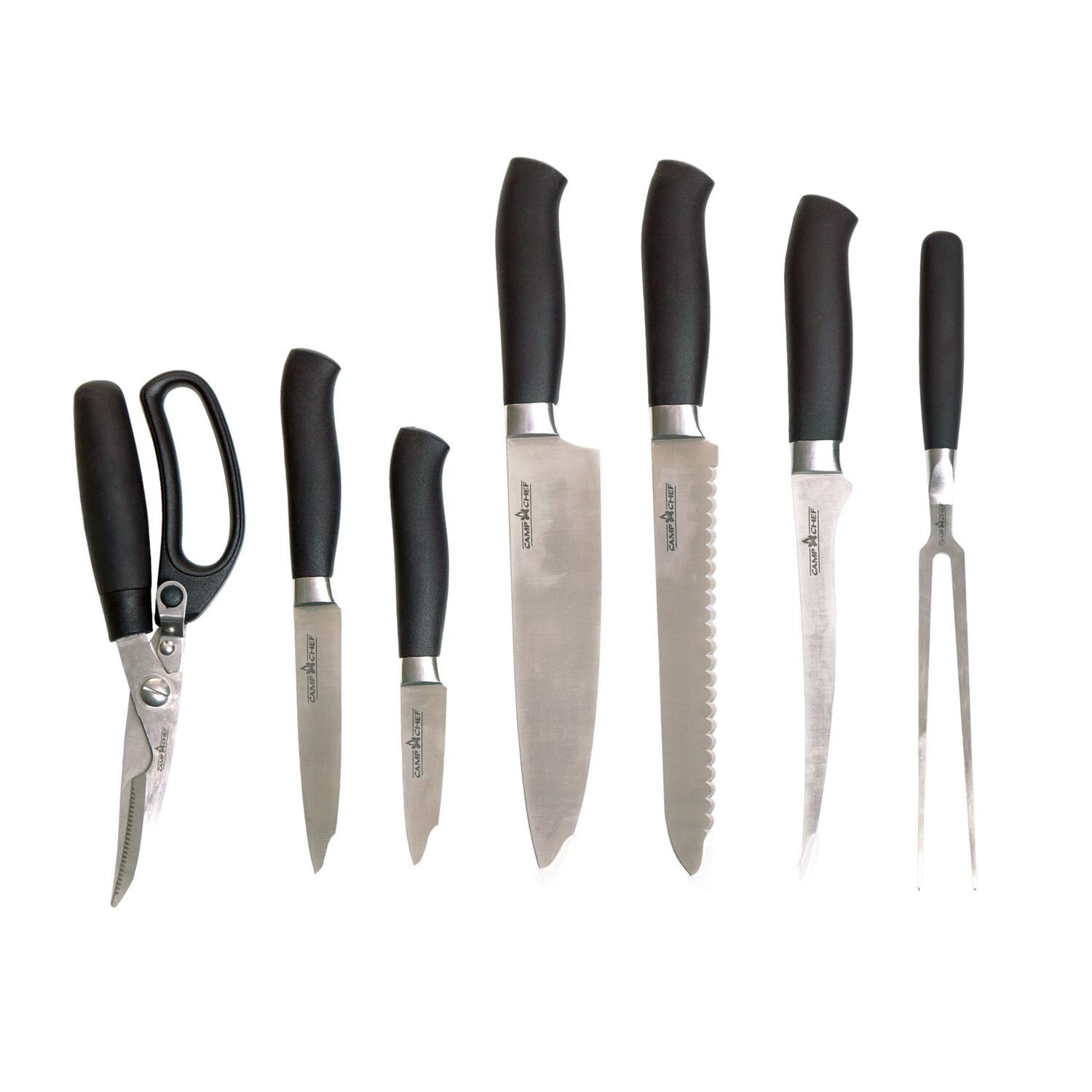 Camp Chef 9-Piece Professional Knife Set - KSET9