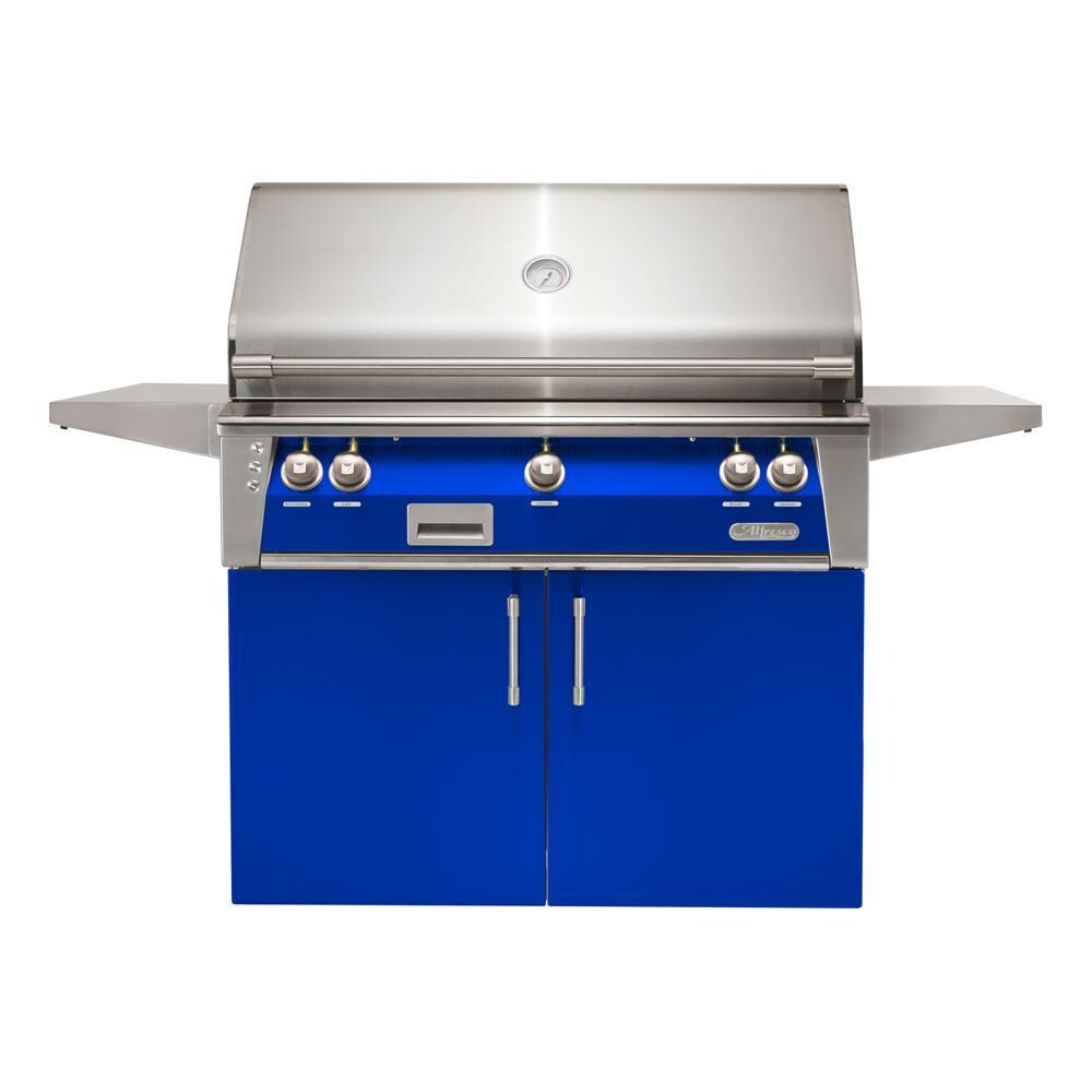 Alfresco Grills ALXE-42C-NG-S5002 Alfresco ALXE 42-Inch Natural Gas Grill With Rotisserie in Ultramarine Blue thumbnail