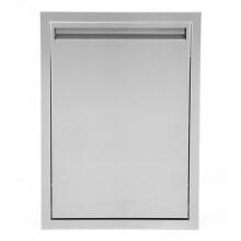 BBQGuys.com Aspen Series 20-Inch Roll-Out Stainless Steel Trash Bin image