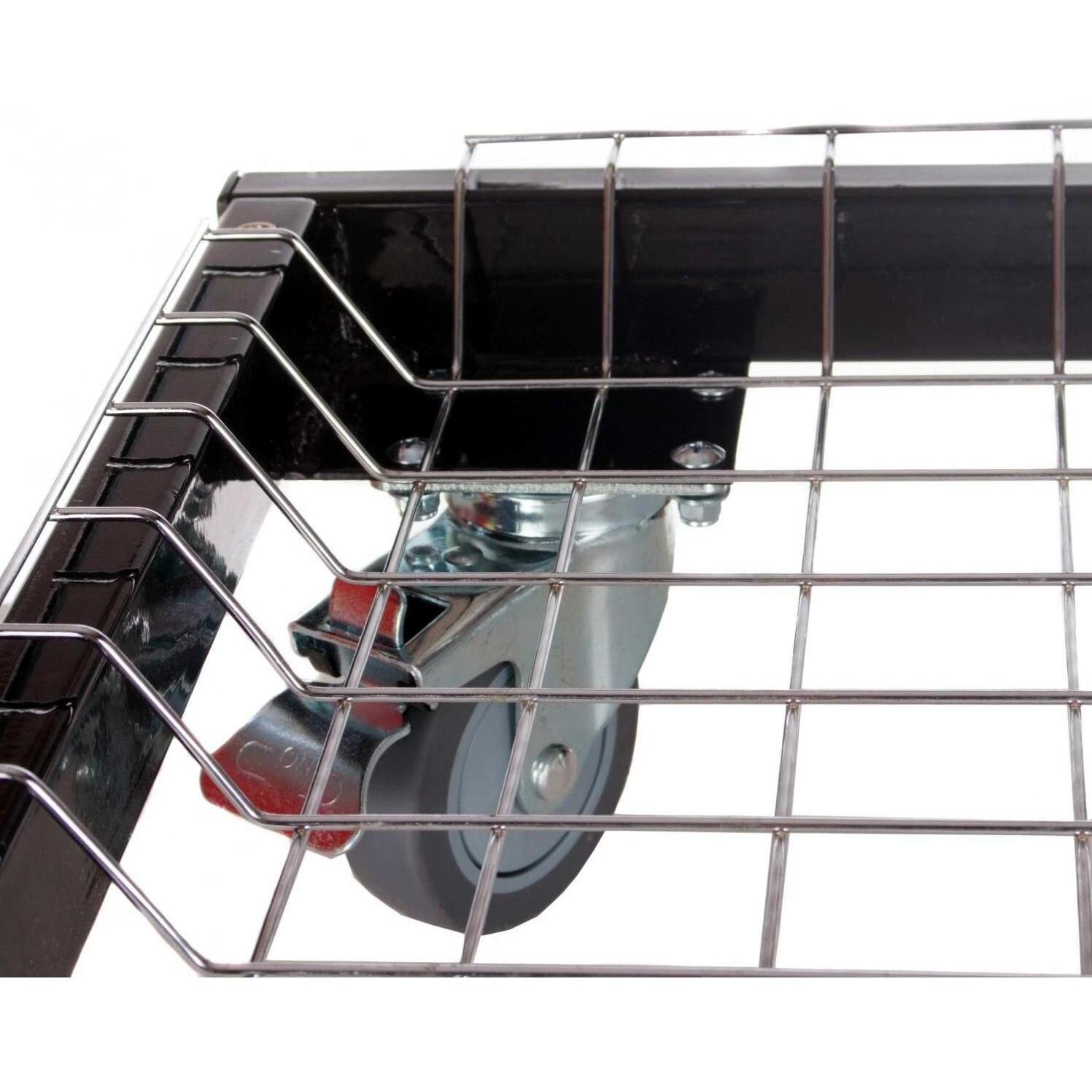 Primo Caster Wheels & Basket on Steel Cart thumbnail