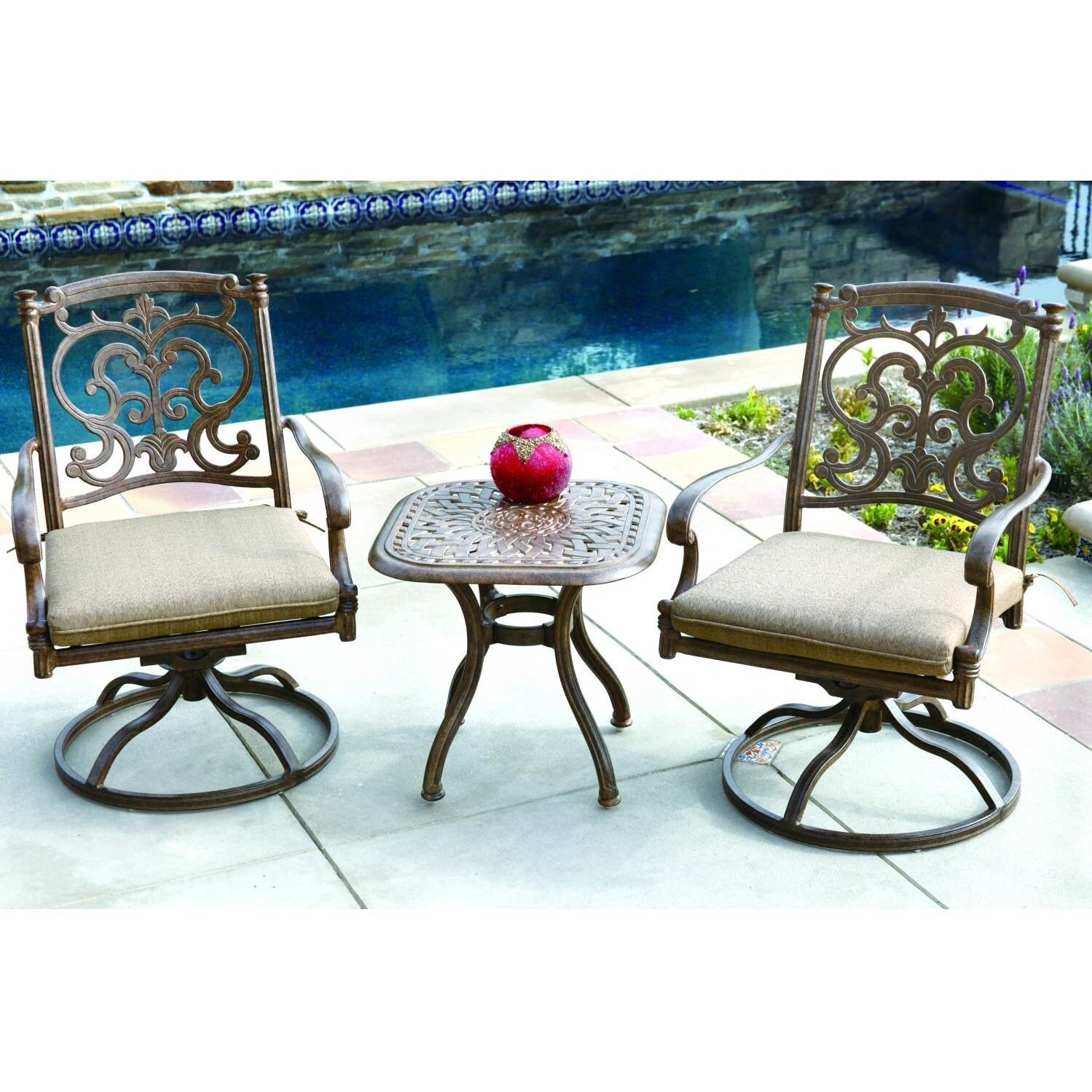 Darlee Santa Barbara 2-Person Patio Conversation Set thumbnail