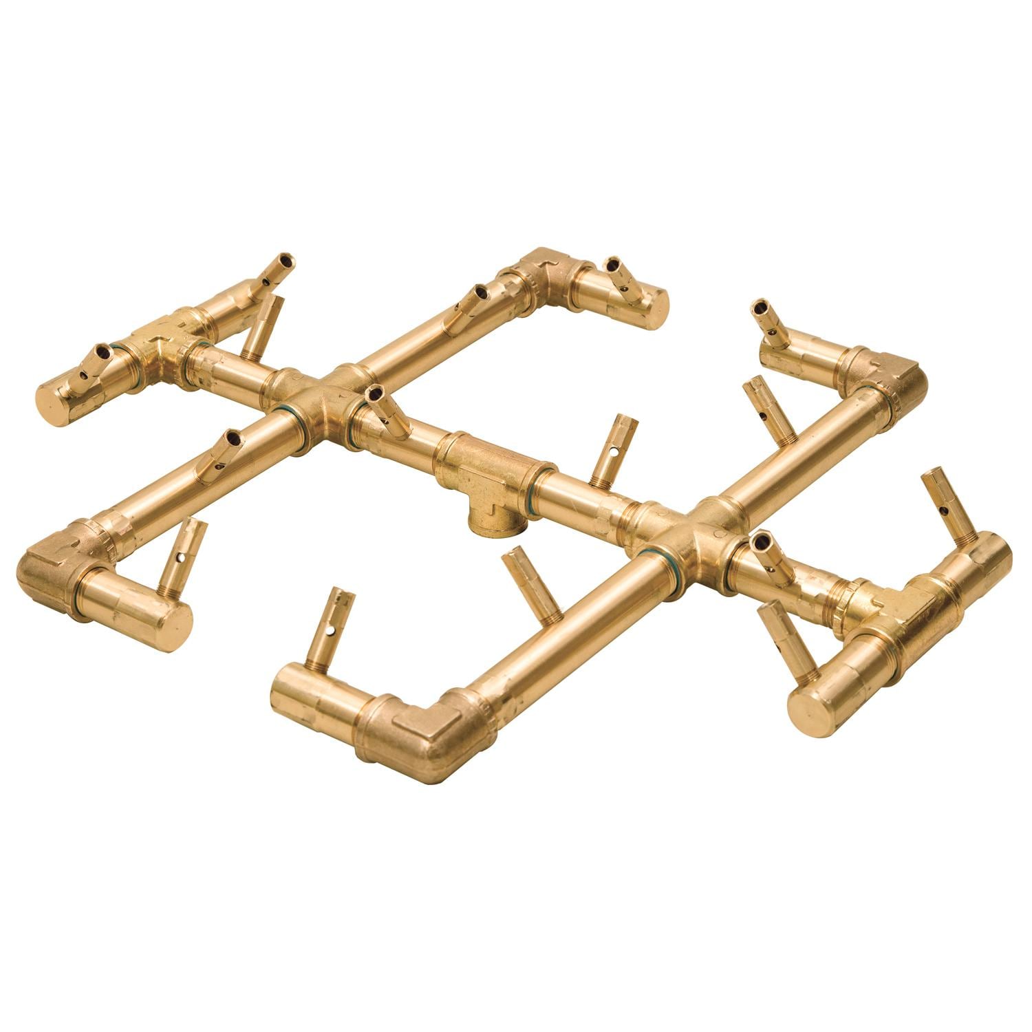 Warming Trends CFB180NGALPL30CFK1 30-Inch Round Natural Gas Fire Pit Burner Kit W/ 17 X 15-Inch Original Crossfire Brass Burner - CROSSFIRE Brass Burner thumbnail