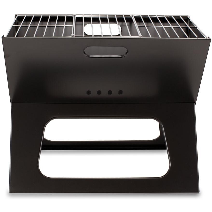 Picnic Time X-Grill Portable Charcoal Grill - Side View thumbnail