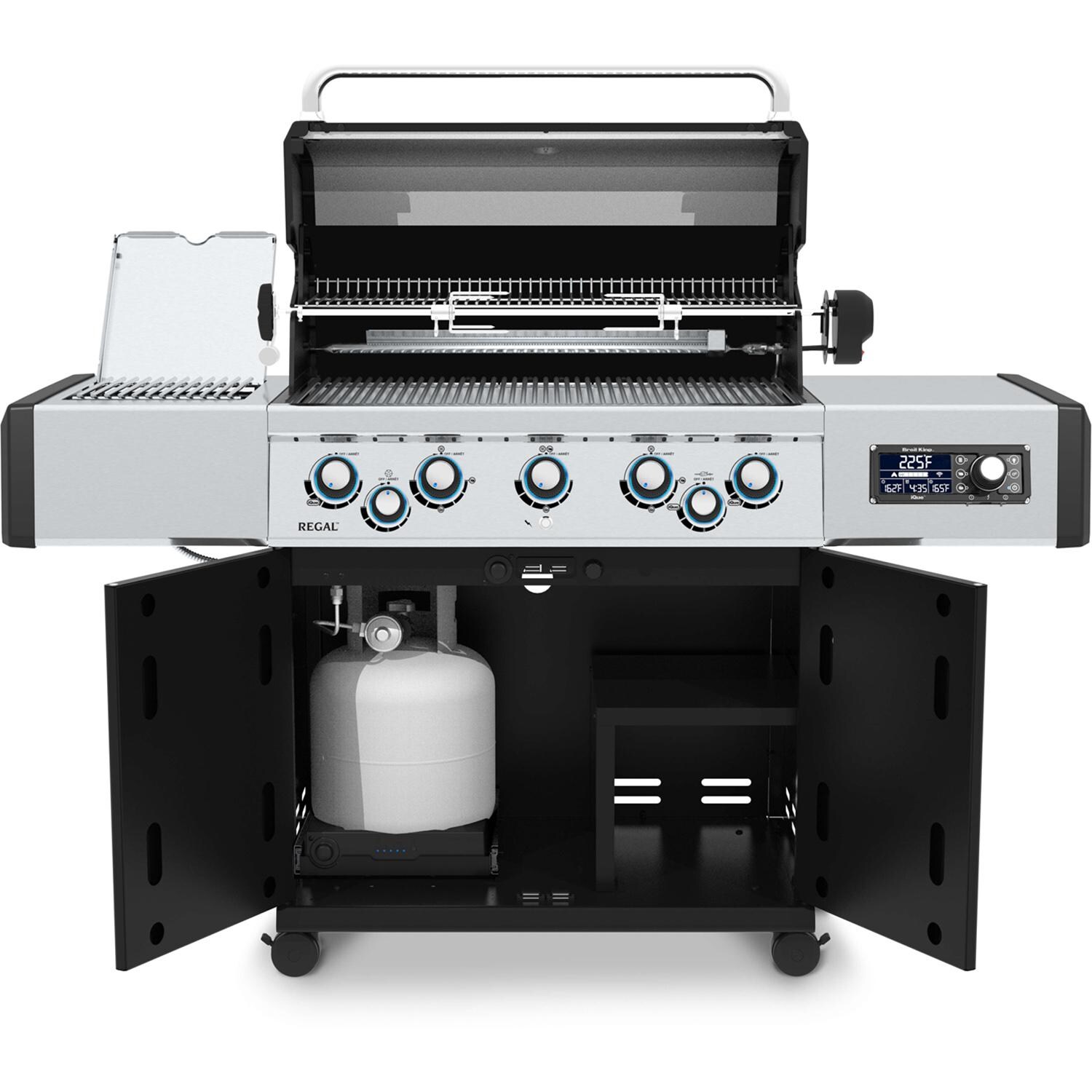 Broil King 688244 Regal Q 590 Pro IR Propane Grill - Open - White Background thumbnail