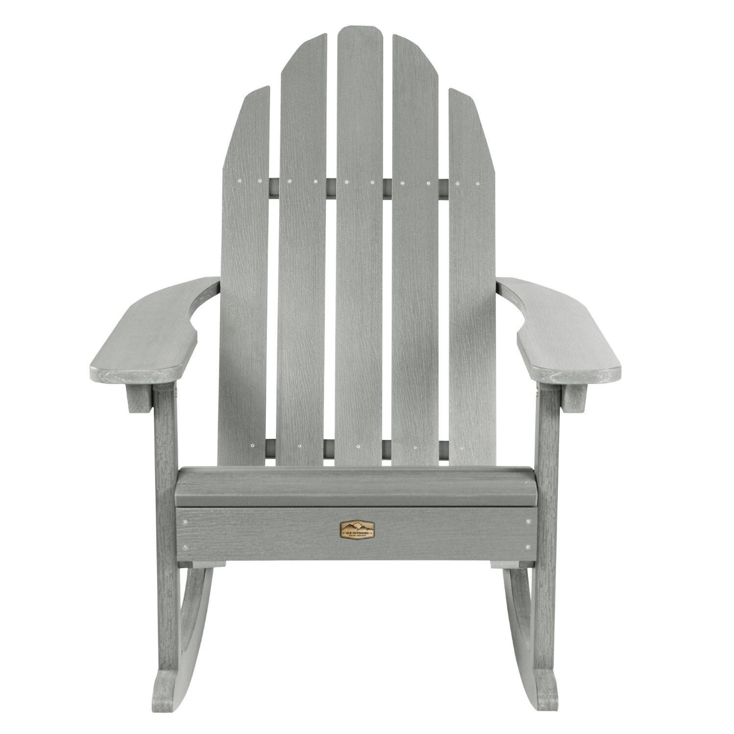 Lakeview The Charmville Adirondack Rocking Chair - Coastal Teak - Front thumbnail