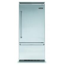Viking Professional 5 Series 36-Inch 20.4 Cu. Ft. Built-In Right Hinge Bottom Freezer Refrigerator - Stainless Steel - VCBB5363ERSS image