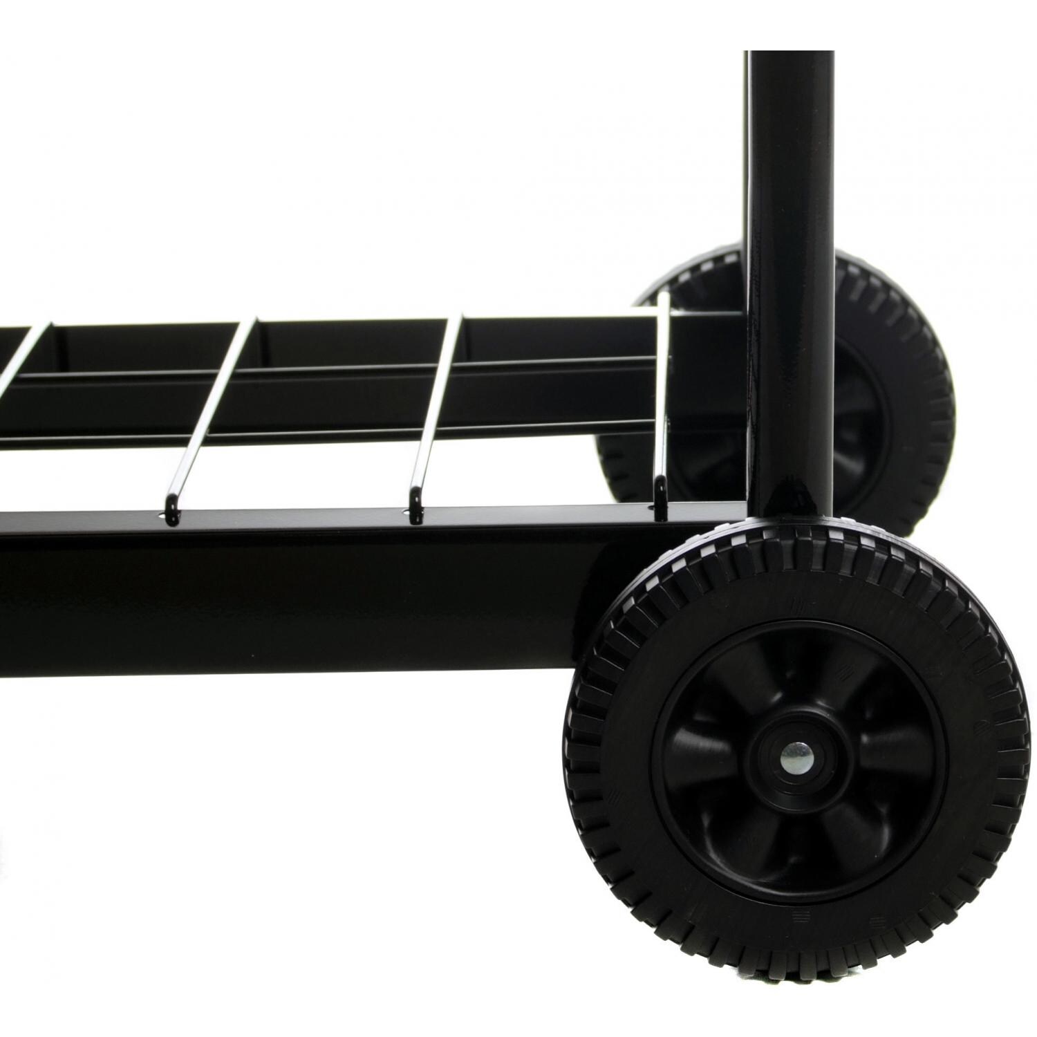 Rubber Wheels and Wire Bottom Rack