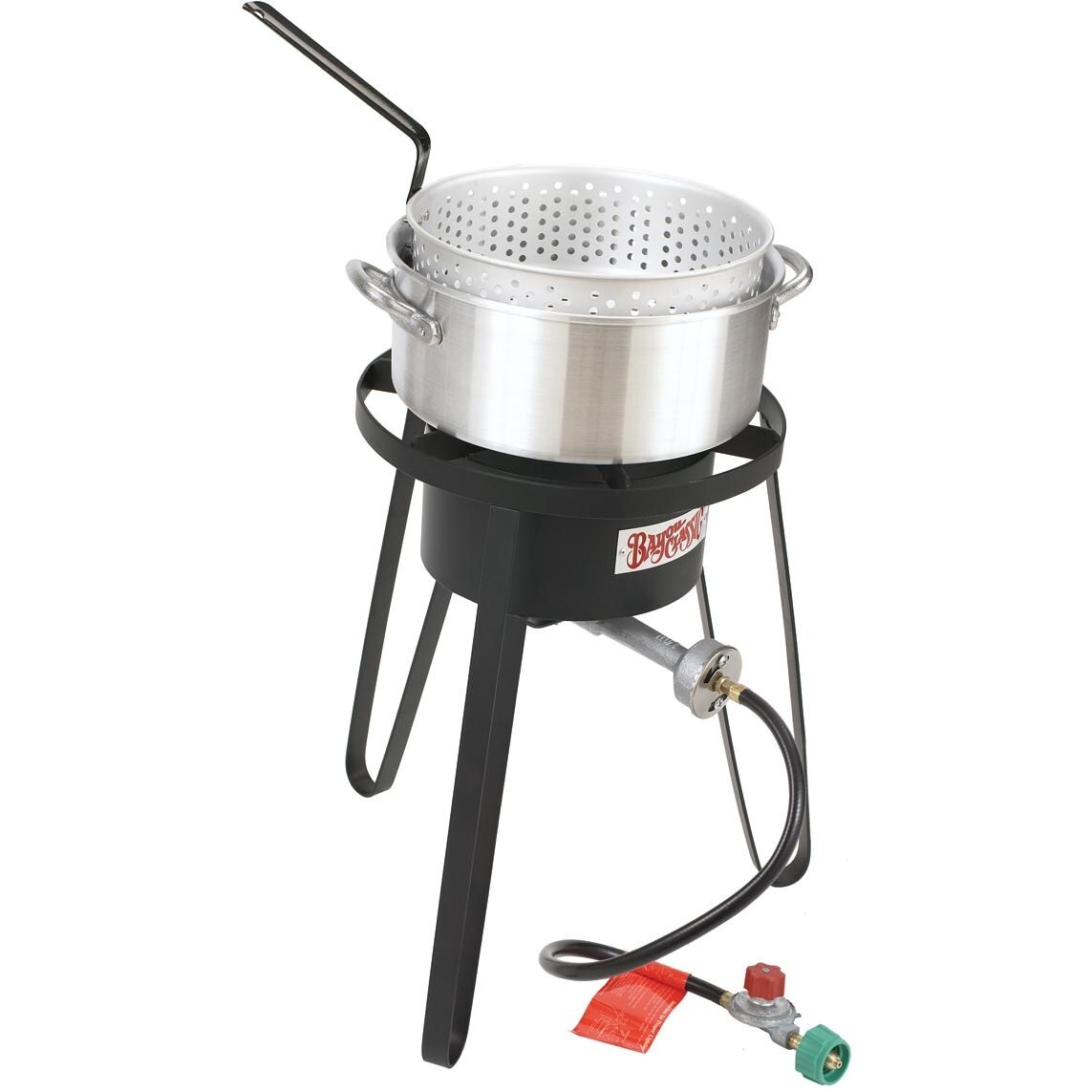 Bayou Classic Stoves Sportsmans Choice Fish Cooker Pot & High Pressure Outdoor Stove BBQGuys