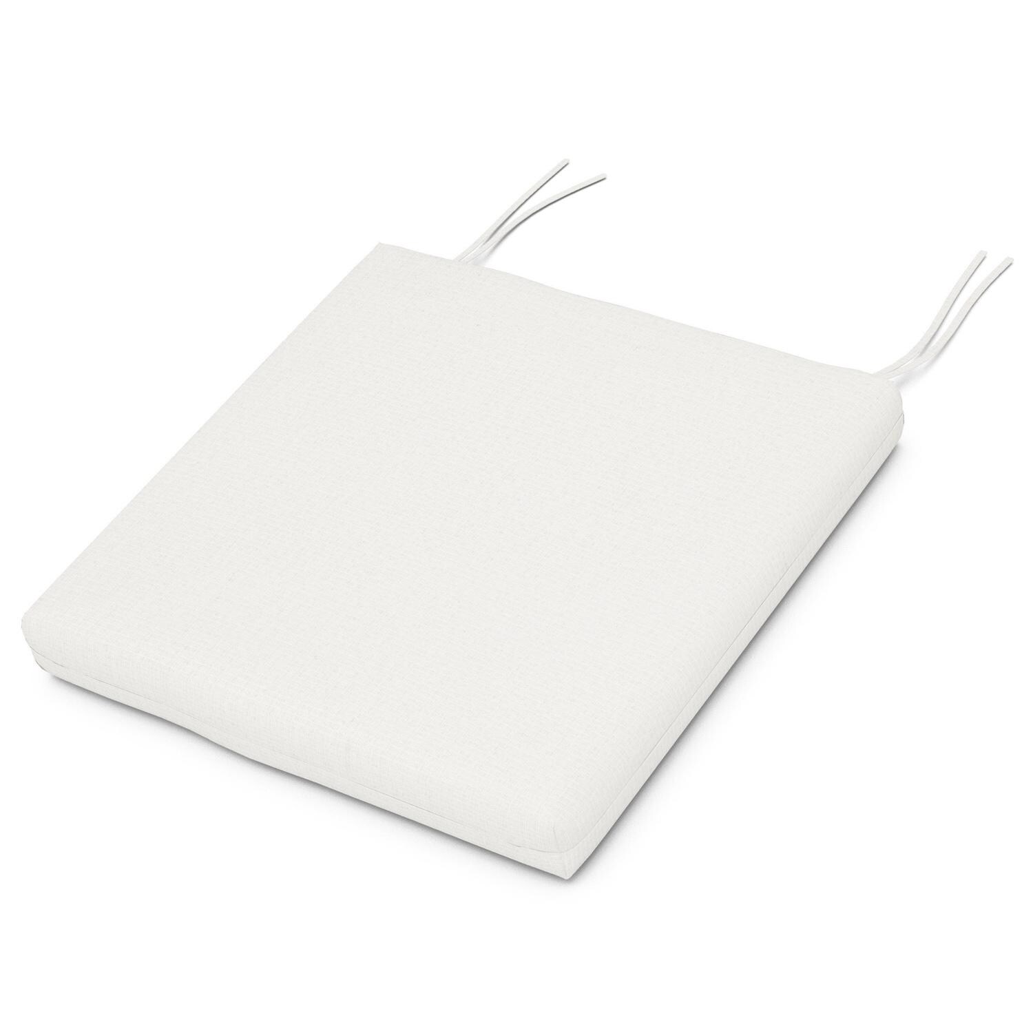 POLYWOOD Outdoor Standard Seat Cushion - 17 X 18.5-Inch - Natural Linen