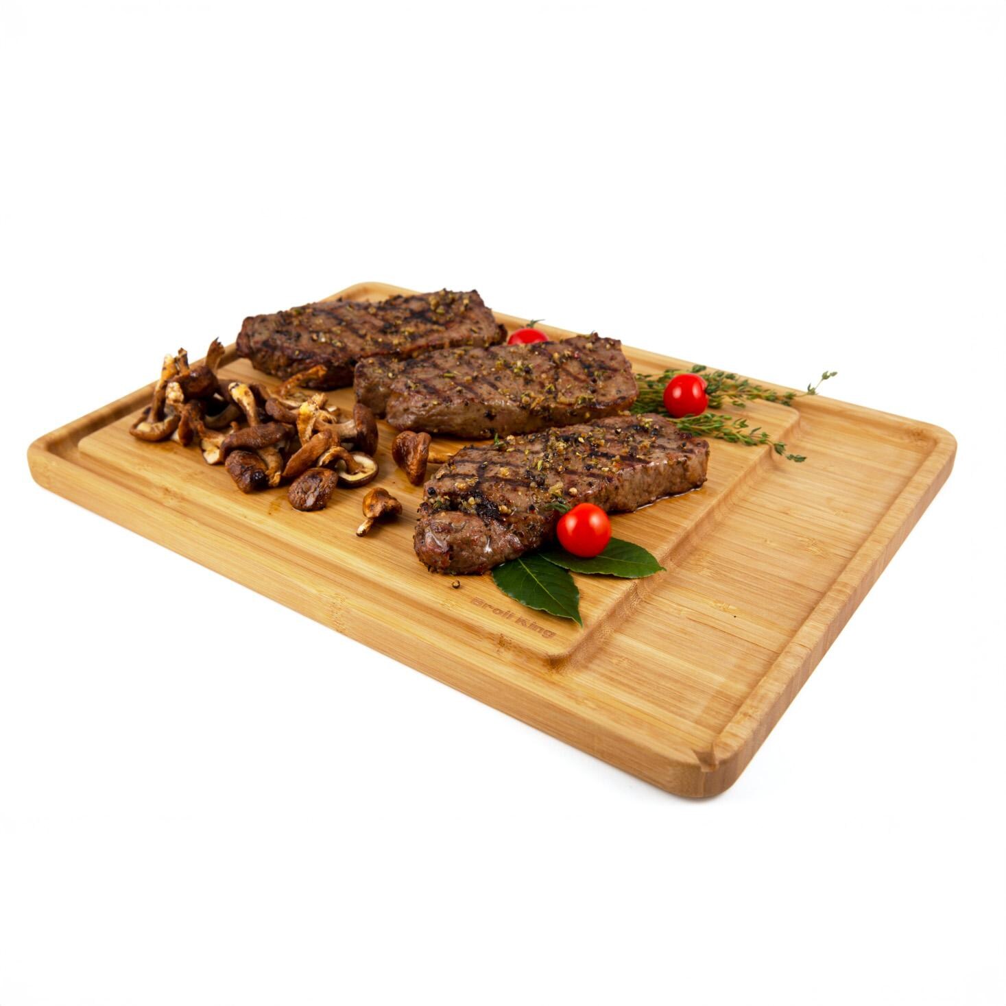 Broil King Bamboo Imperial Cutting/ Serving Board - 68429 - Presentation - Lifestyle thumbnail